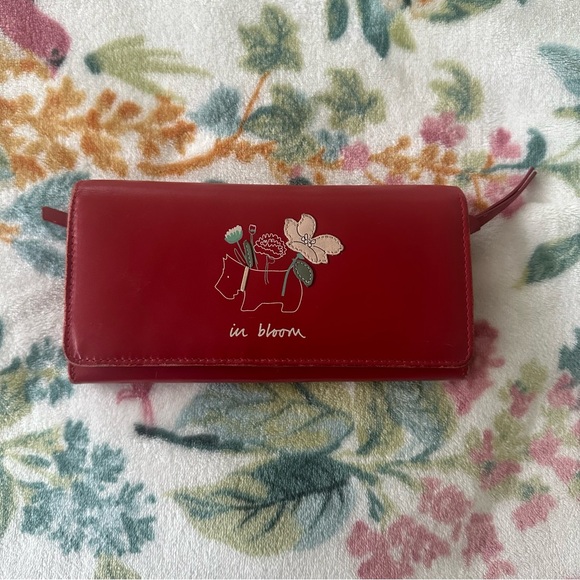 RADLEY LONDON Handbags - Radley London In Bloom Leather Wallet Red